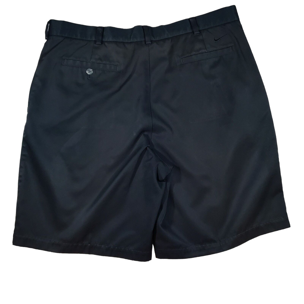 Nike Golf Men’s Size 38 Fit Dry Shorts Performance Black Pleated 198589-010 EUC - Picture 3 of 5